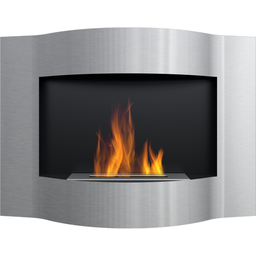 Billig væghængt biopejs med front i rustfrit stål - Model 906